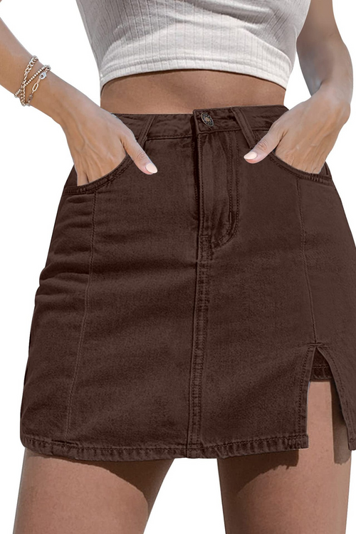 Everyday Stretchy Denim Skort