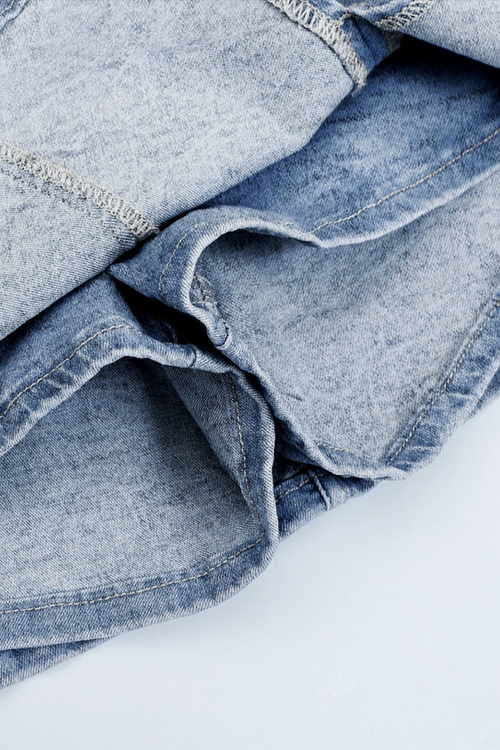 Everyday Stretchy Denim Skort